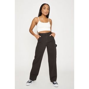 Garage Black Carpenter Pants